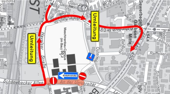 Die Stockhausenstraße ist jetzt eine „unechte Einbahnstraße“