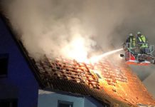 Hausbrand im Kleegrund in Altgarbsen am 10.09.2018