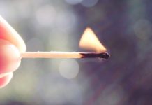 Brandgefahr zur Weihnachtszeit