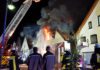 Brand in einem Wohn- und Geschäftshaus