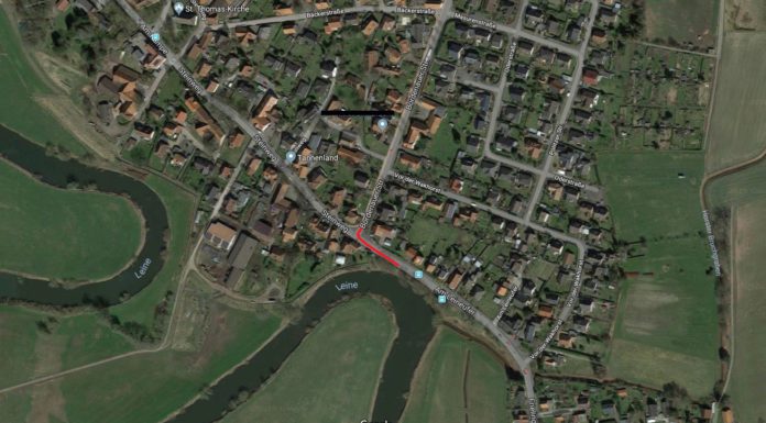 Halbseitige Sperrung – Straße Am Leineufer