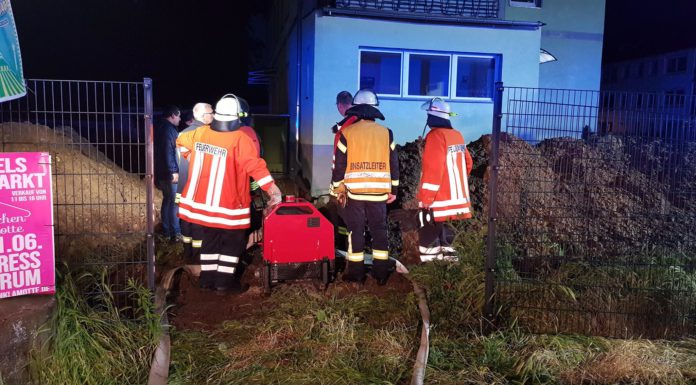 Unwettereinsätze in der Kernstadt Neustadt