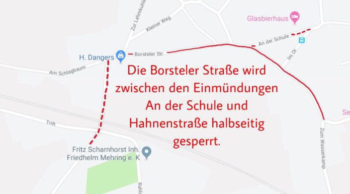 Straßenarbeiten in Borstel: K 302 wird in Teilbereichen saniert