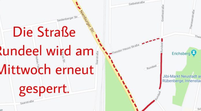 Hausbau am Rundeel: Straße wird Mittwoch erneut gesperrt