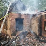 Dachstuhlbrand am leerstehenden Haus