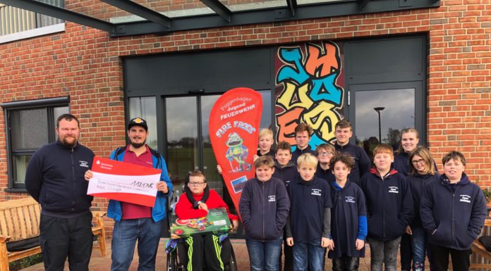 Jugendfeuerwehr Poggenhagen spendet an das Kinderhospiz Löwenherz