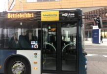 Vorneeinstieg bei der regiobus