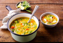 Scharfe Linsensuppe mit Gemüse – Suppenrezept