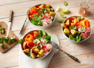 Frühlingsbowl mit Chilidressing