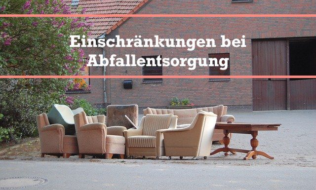 Coronavirus: Einschränkungen bei Abfallentsorgung