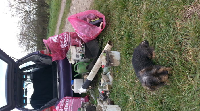 Müllsammelaktion in der Corona Krise