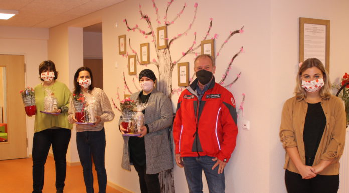 Die Johanniter bedanken sich für Stoffmasken