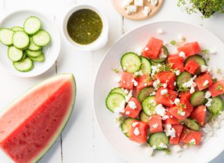 Melonensalat