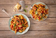 Italienische Nudel Pfanne