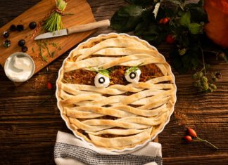 Grusel-Kürbis-Quiche