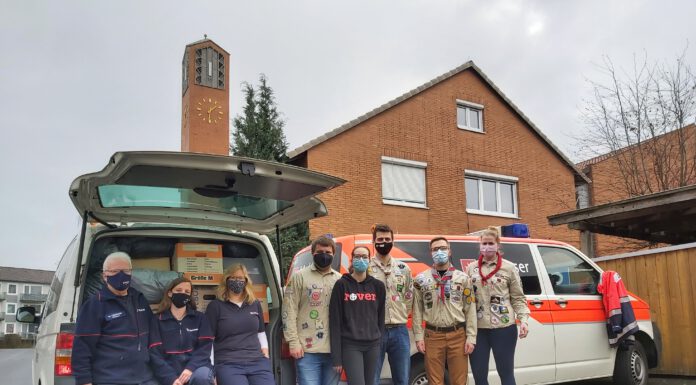 Herzenswärme hilft bei Kälte: Pfadfinder aus Neustadt sammelten Kleider für den Kältebus der Malteser Hannover