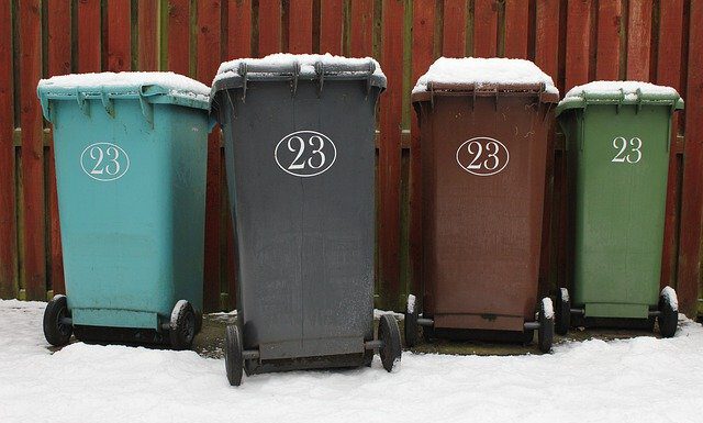 Wetterlage – pünktliche Müllabfuhr möglicherweise nicht gesichert