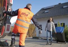 Wertvolles Altpapier richtig entsorgen: Altpapiertonne einfach und kostenlos bei aha bestellen