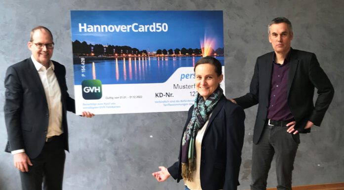 Region Hannover bewirbt sich um Fördermittel für den Nahverkehr: Neue HannoverCard 50 geplant