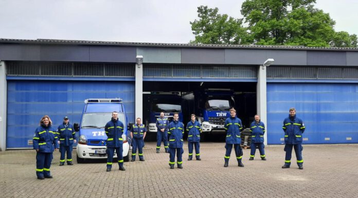 Fünf neue THW-Helfer in Wunstorf!