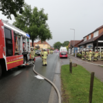 Brandeinsatz nach Blitzschlag in Pferdestall