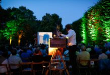 Kultursommer 2021: Wanderkino im Amtsgarten von Landestrost