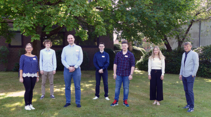 Die Stadtverwaltung Neustadt begrüsst neue Azubis