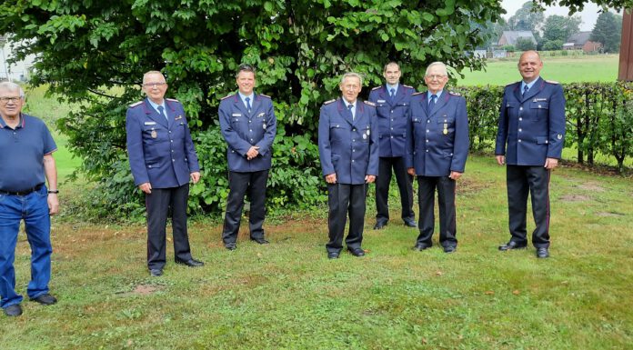 Jahresdienstversammlung der Ortsfeuerwehr Evensen am 22.08.2021
