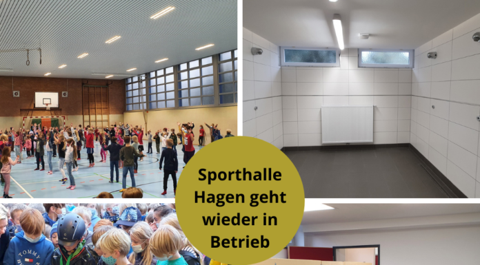 Sporthalle Hagen geht nach Teilsanierung wieder in Betrieb