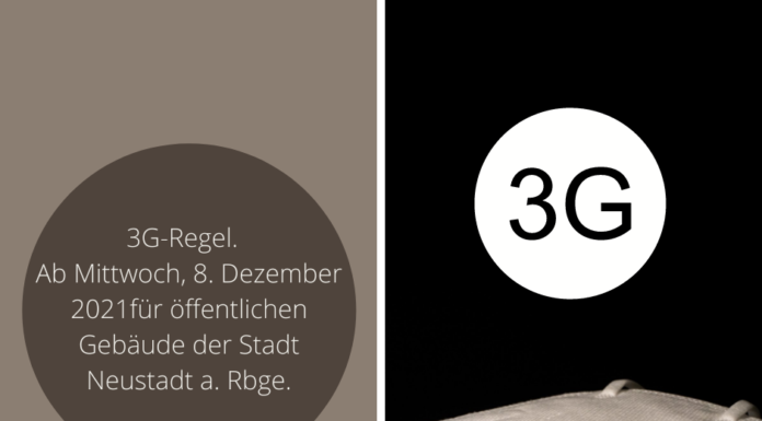 Für Besucher in den Gebäude der Stadt gilt 3G