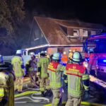 Brennender Wäschetrockner: Feuerwehreinsatz in einem Einfamilienhaus