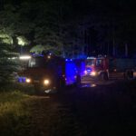 Strohballenbrand in Nöpke – Feuerwehr fünf Stunden lang im Einsatz