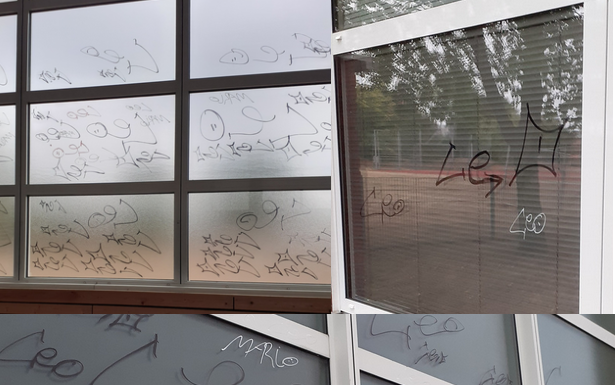 Schule und Sporthalle in Helstorf grossflächig beschmiert – Stadtverwaltung bittet um Hinweise