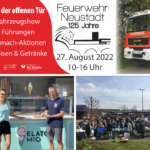 Es ist viel los bei der Ortsfeuerwehr Neustadt: 125-jähriges Jubiläum, Flohmarkt und Spendenübergabe