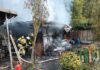 Gartenschuppenbrand in Evensen mit erhöhter Alarmstufe