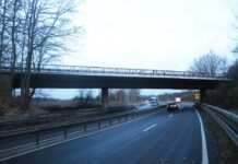 Infomarkt zum Brückenneubau bei Himmelreich im Zuge der B 442 und kurzzeitiger Sperrung der B 6