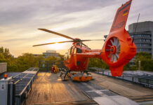 Rettungshubschrauber Christoph 4 Bilanz 2022 – ein bewegtes Jahr Rettungshubschrauber Christoph 4 der Johanniter im Abflug von der MHH