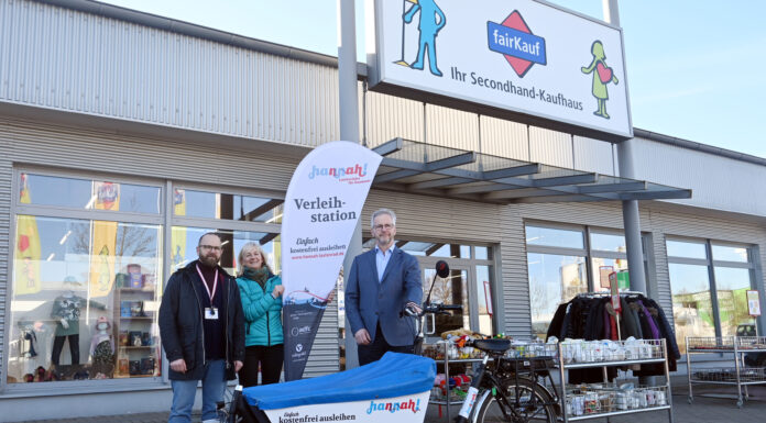 Hannah-Lastenfahrrad hat neuen Standort bei fairKauf Hannah bei fairkauf