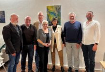 Filmclub Leinepark e. V. wählt neuen Vorstand Der neue Vorstand des Filmclub Leinepark e.V., von links nach rechts: Wolf-Dietmar Seidel, Dieter Gruszczynski, Peer Burgdorf, Renate Daumann-Abel, Gudrun Bischoping, Andreas Plötz, Andreas Damm; nicht auf dem Foto, aber auch wieder gewählt: Gabriela Ulrich-Pfeifenbring. Foto: Filmclub Leinepark e.V.