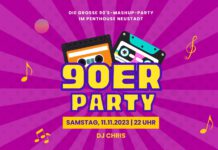 Am 11. November: 90er Party im Penthouse Neustadt 90er Party im Penthouse Neustadt