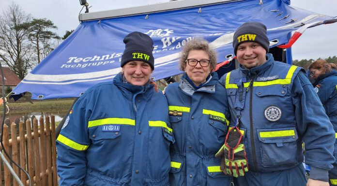 Hochwassereinsätze des THW-Ortsverbandes Wunstorf weitgehend abgeschlossen, THW-Präsidentin besucht Helfer Hochwassereinsätze des THW-Ortsverbandes Wunstorf weitgehend abgeschlossen, THW-Präsidentin besucht Helfer