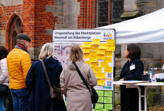 Marktplatz steht vor Neugestaltung - Neustädterinnen und Neustädter sind eingeladen, mit eigenen Ideen mitzugestalten