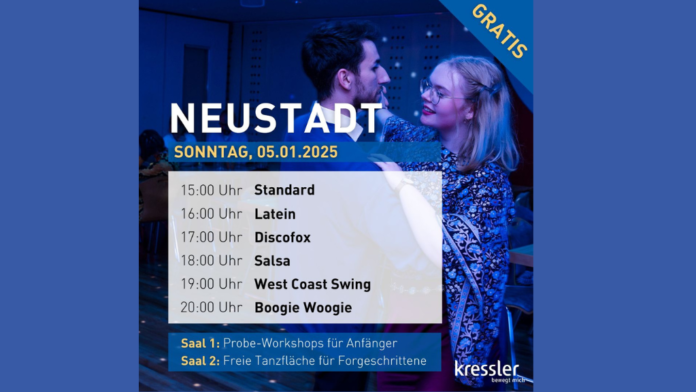 Mit Schwung ins neue Jahr starten: Kostenlose Tanz-Workshops für Anfänger Fortgeschrittene!