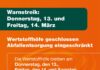 Warnstreik in Hannover: Wertstoffhöfe geschlossen und Abfallentsorgung eingeschränkt aha informiert: Wertstoffhöfe geschlossen und eingeschränkte Abfallentsorgung während des Warnstreiks (13.03.-15.03.2025)