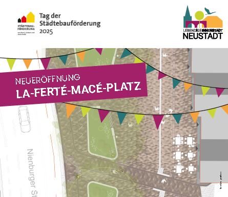 Eröffnung des neu gestalteten La-Ferté-Macé-Platzes mit vielfältigem Programm Die Eröffnung des La-Ferté-Macé-Platzes bietet ein vielfältiges Programm mit Live-Acts und kulinarischen Ständen