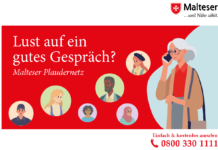 Einfach gute Gespräche: Malteser und Telekom starten deutschlandweites Plaudernetz für Einsame Das neue Plaudernetz der Malteser Deutschland bietet einfach gute Gespräche für Einsame über die kostenfreie Rufnummer 0800 / 330 1111
