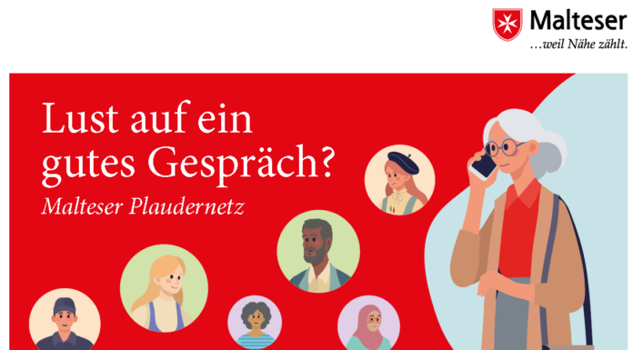 Einfach gute Gespräche: Malteser und Telekom starten deutschlandweites Plaudernetz für Einsame Das neue Plaudernetz der Malteser Deutschland bietet einfach gute Gespräche für Einsame über die kostenfreie Rufnummer 0800 / 330 1111