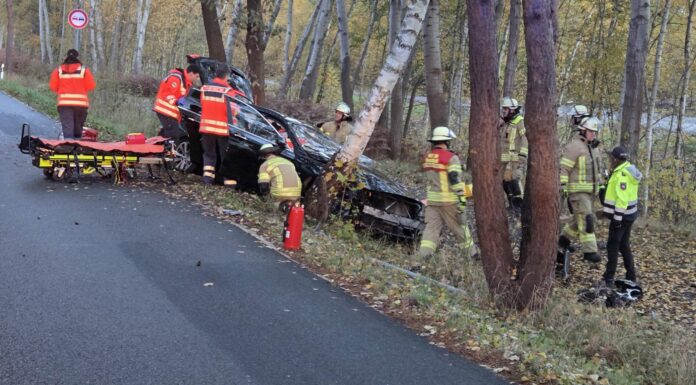 Verkehrsunfall auf Moorstraße: Fahrer nach Baum-Crash schwer verletzt Verkehrsunfall auf Moorstraße: Fahrer nach Baum-Crash schwer verletzt. Feuerwehr und Rettungsdienst am Sonntagmorgen im Einsatz