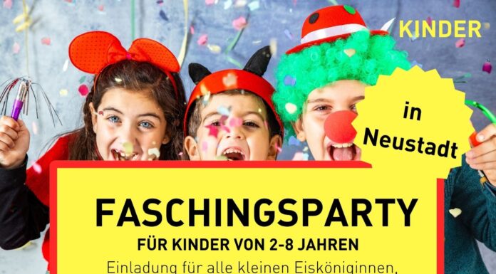 Große Kinderfaschingsparty für Eisköniginnen, Piraten und Superhelden am 07.20.2026 Die große Kinderfaschingsparty für Eisköniginnen, Piraten und Superhelden in Neustadt verspricht Spiel, Spaß und Tanz