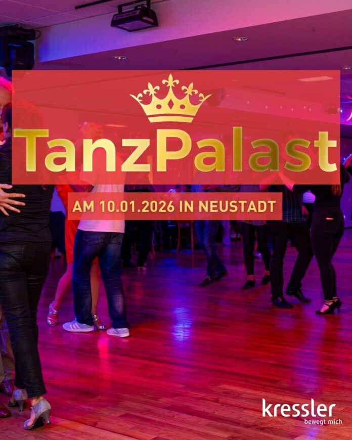Der Tanzpalast lädt zu einem stimmungsvollen Tanzabend mit DJ-Musik und Getränken ein. Erfreut über den Tanzabend im Tanzpalast